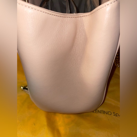 Valentino by Mario Valentino Angelina D Leather Shoulder Bag Pink - Picture 8 of 8